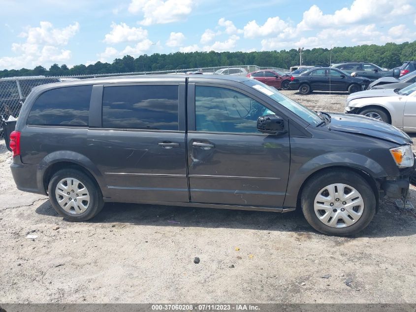 2016 DODGE GRAND CARAVAN SE - 2C4RDGBG4GR316581
