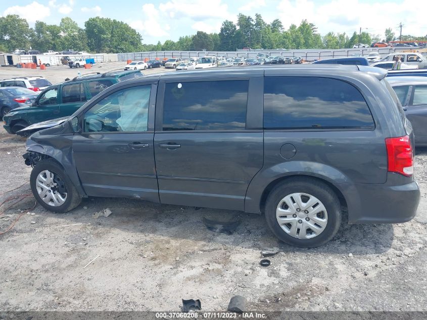 2016 DODGE GRAND CARAVAN SE - 2C4RDGBG4GR316581