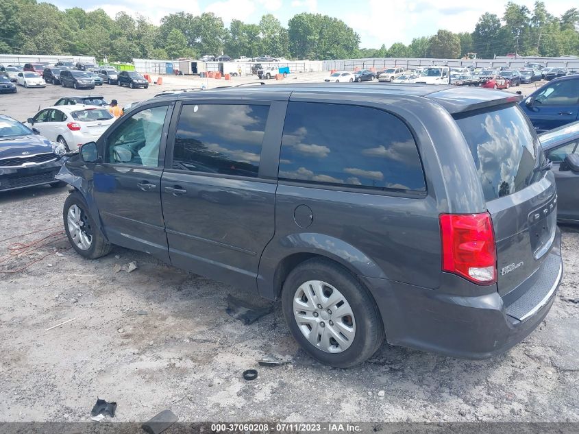 2016 DODGE GRAND CARAVAN SE - 2C4RDGBG4GR316581