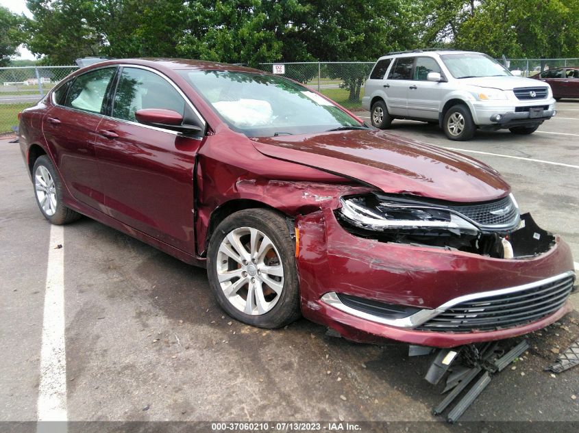 2016 CHRYSLER 200 LIMITED - 1C3CCCAB9GN145044