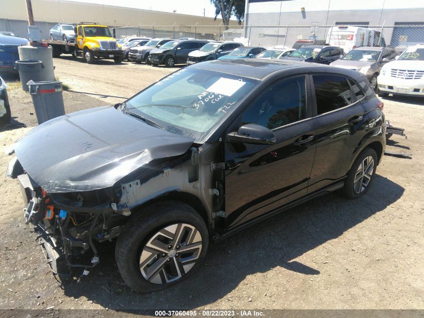 2022 HYUNDAI KONA ELECTRIC SEL - KM8K33AG1NU137019