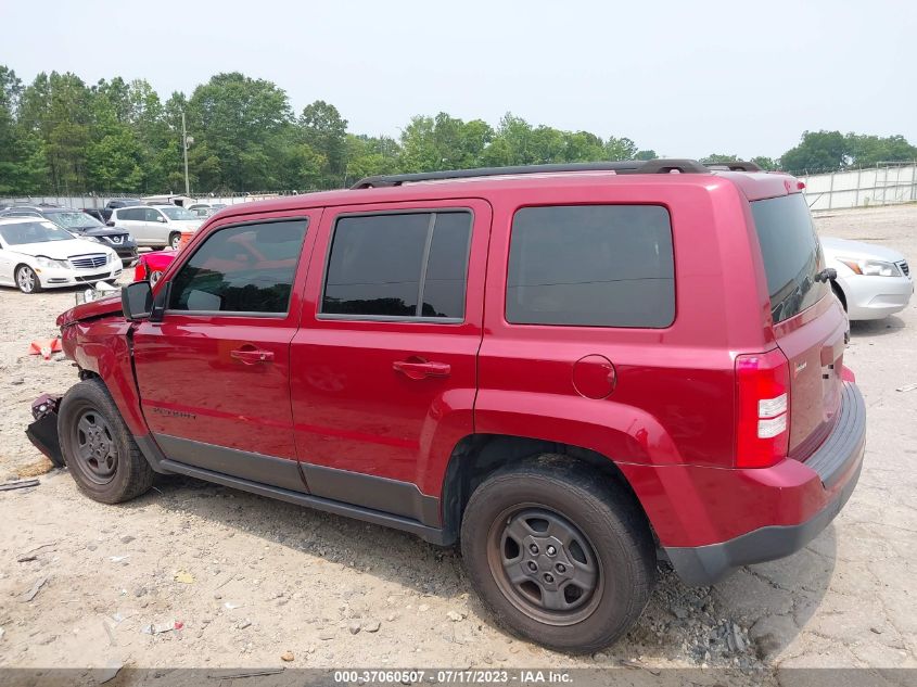 2016 JEEP PATRIOT SPORT - 1C4NJPBA8GD503506
