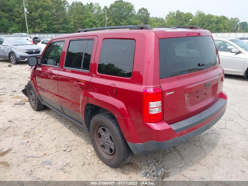 2016 JEEP PATRIOT SPORT - 1C4NJPBA8GD503506