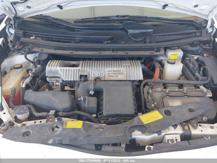 2013 TOYOTA PRIUS ONE/TWO/THREE/FOUR/FIVE - JTDKN3DU7D5579201