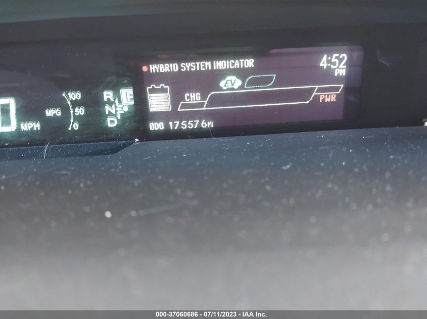 2013 TOYOTA PRIUS ONE/TWO/THREE/FOUR/FIVE - JTDKN3DU7D5579201