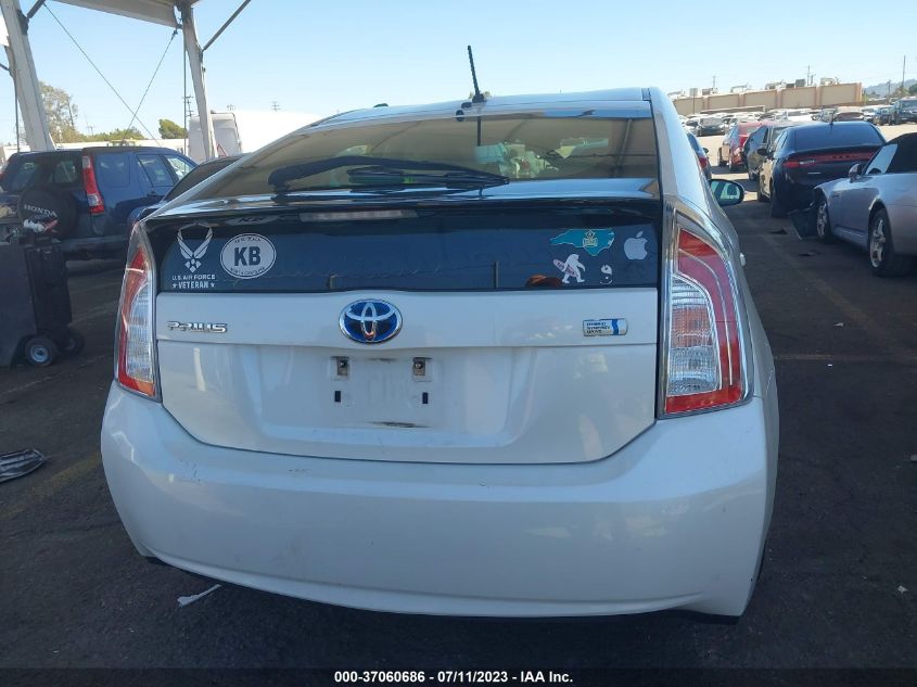 2013 TOYOTA PRIUS ONE/TWO/THREE/FOUR/FIVE - JTDKN3DU7D5579201