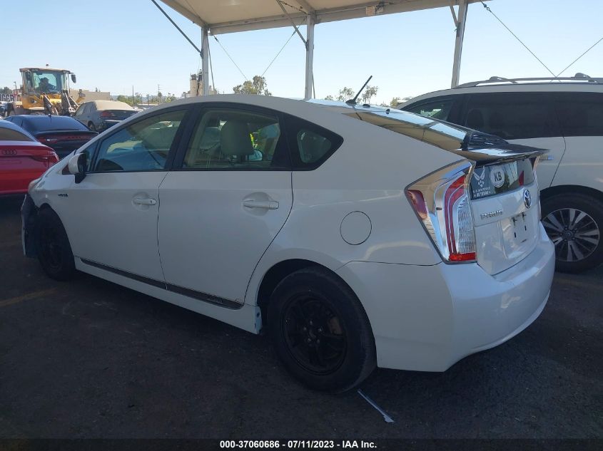 2013 TOYOTA PRIUS ONE/TWO/THREE/FOUR/FIVE - JTDKN3DU7D5579201