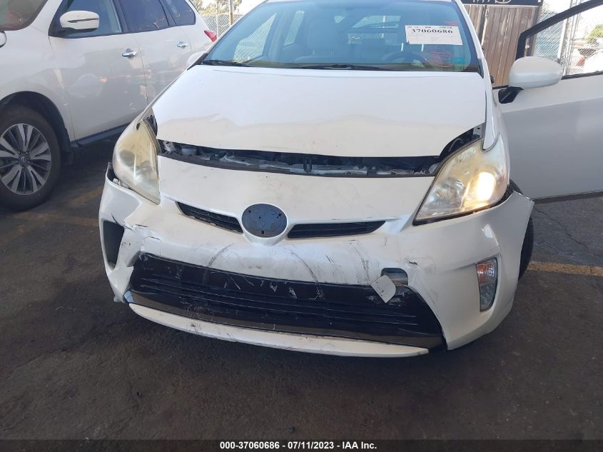 2013 TOYOTA PRIUS ONE/TWO/THREE/FOUR/FIVE - JTDKN3DU7D5579201