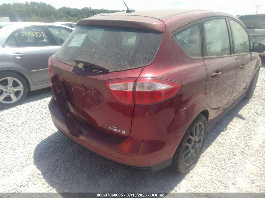 2013 FORD C-MAX HYBRID SE - 1FADP5AU0DL507728