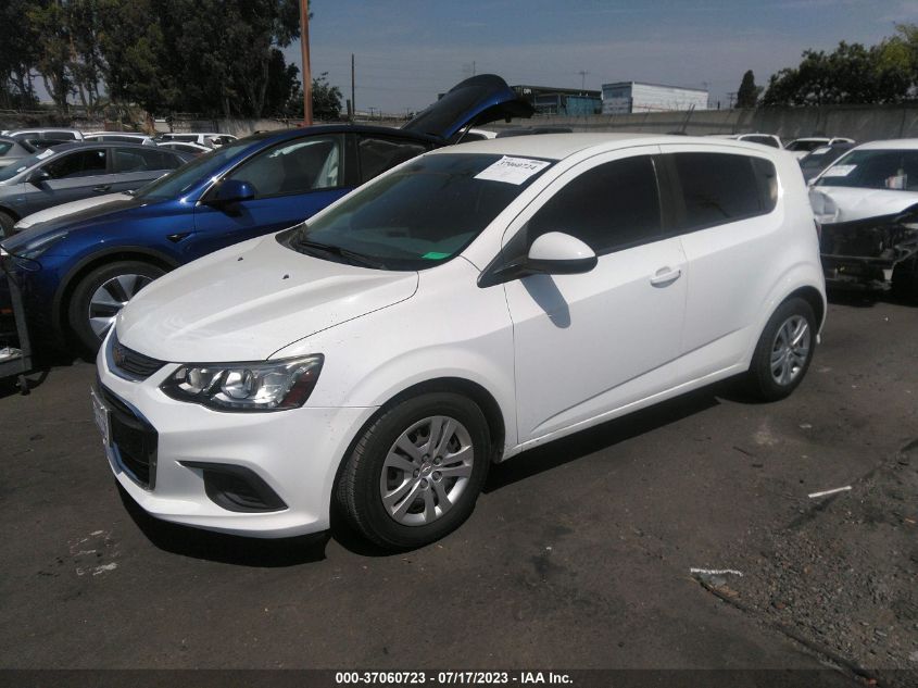 2017 CHEVROLET SONIC LT - 1G1JG6SH5H4164511
