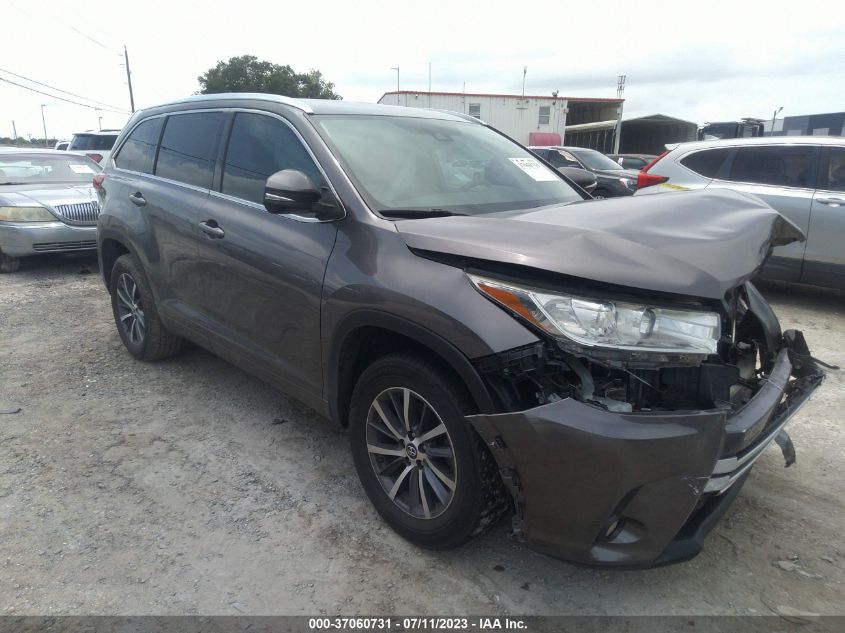 2018 TOYOTA HIGHLANDER SE/XLE - 5TDKZRFH0JS529236