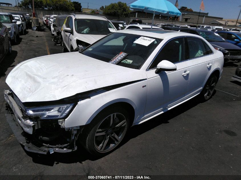 2017 AUDI A4 PREMIUM PLUS - WAULNAF49HN066105