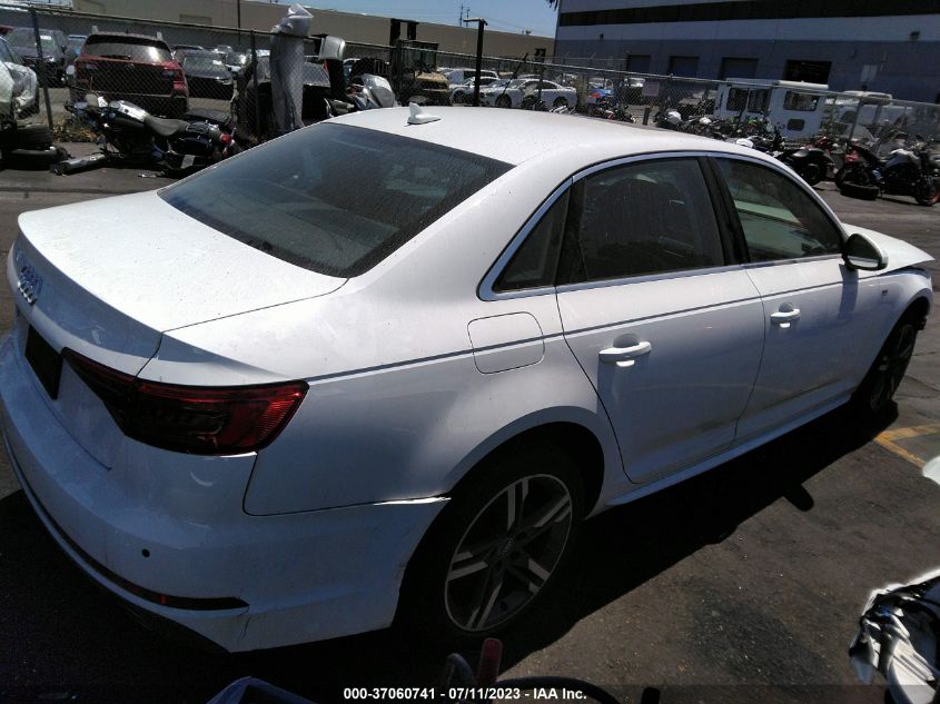 2017 AUDI A4 PREMIUM PLUS - WAULNAF49HN066105
