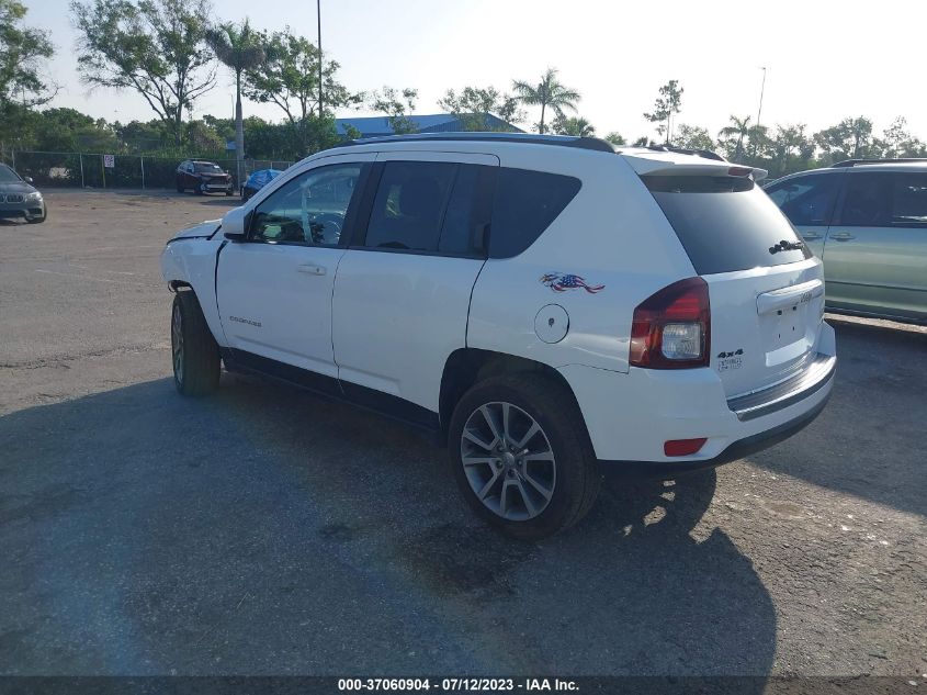 2016 JEEP COMPASS LATITUDE - 1C4NJDEB5GD580014