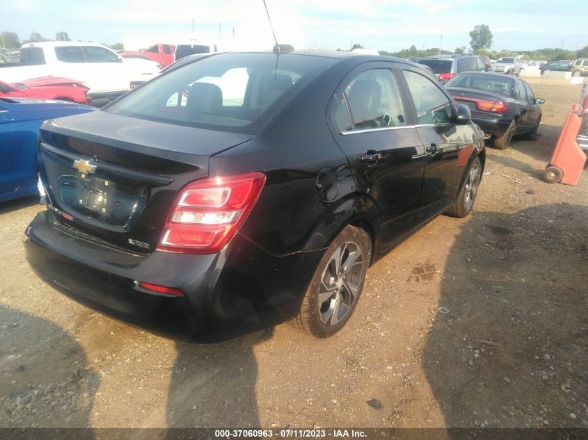 2017 CHEVROLET SONIC PREMIER - 1G1JF5SB1H4132258