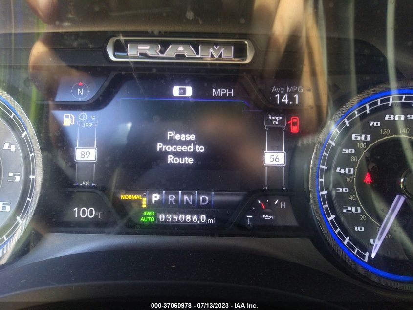2020 RAM 1500 LIMITED - 1C6SRFHT9LN381023