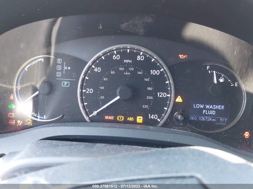 2015 LEXUS CT 200H HYBRID - JTHKD5BH2F2219549