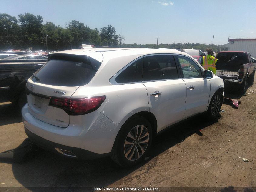 2016 ACURA MDX W/TECH/W/TECH - 5FRYD4H49GB034759