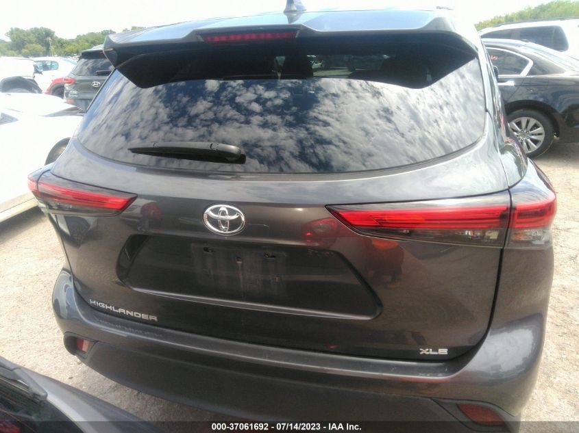 2022 TOYOTA HIGHLANDER XLE - 5TDGZRAH5NS553535