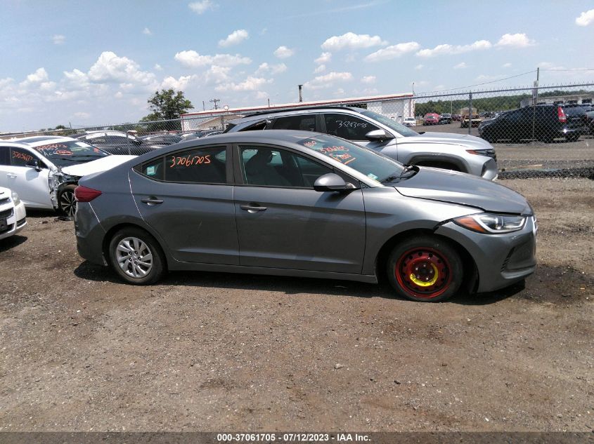 2017 HYUNDAI ELANTRA SE - KMHD74LF6HU099122