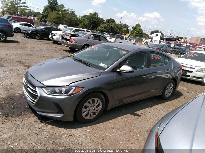 2017 HYUNDAI ELANTRA SE - KMHD74LF6HU099122