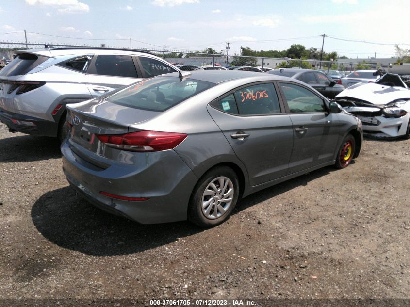 2017 HYUNDAI ELANTRA SE - KMHD74LF6HU099122
