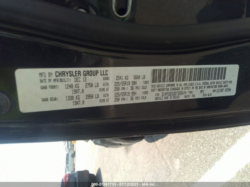 2013 DODGE JOURNEY R/T - 3C4PDDEG2DT595474