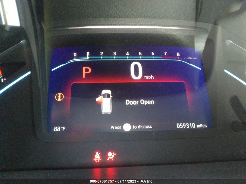 2018 HONDA ODYSSEY EX-L - 5FNRL6H74JB071174