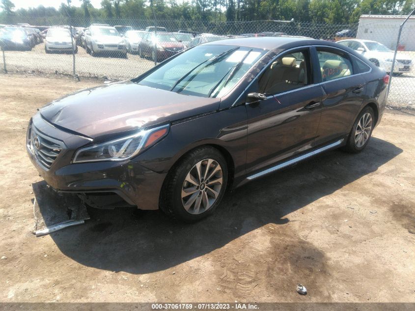 2015 HYUNDAI SONATA 2.4L SPORT - 5NPE34AF2FH111569