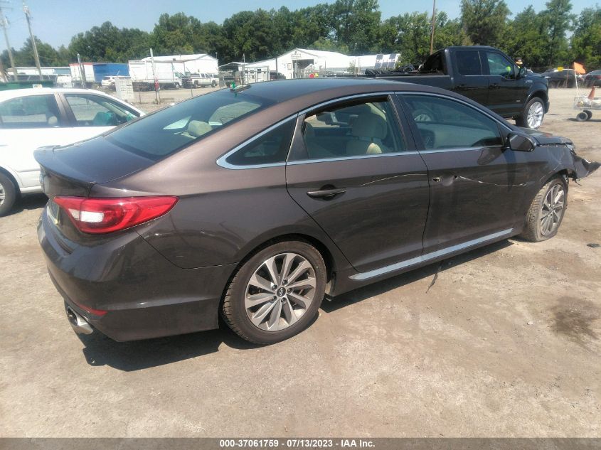 2015 HYUNDAI SONATA 2.4L SPORT - 5NPE34AF2FH111569