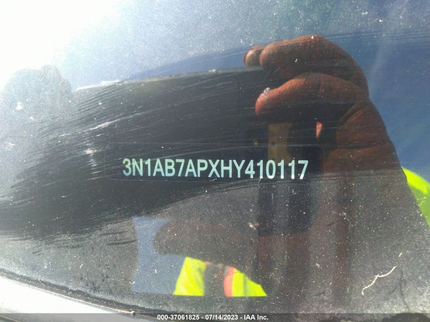 2017 NISSAN SENTRA SR/SL/S/SV - 3N1AB7APXHY410117