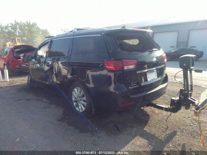 2016 KIA SEDONA EX - KNDMC5C16G6143827