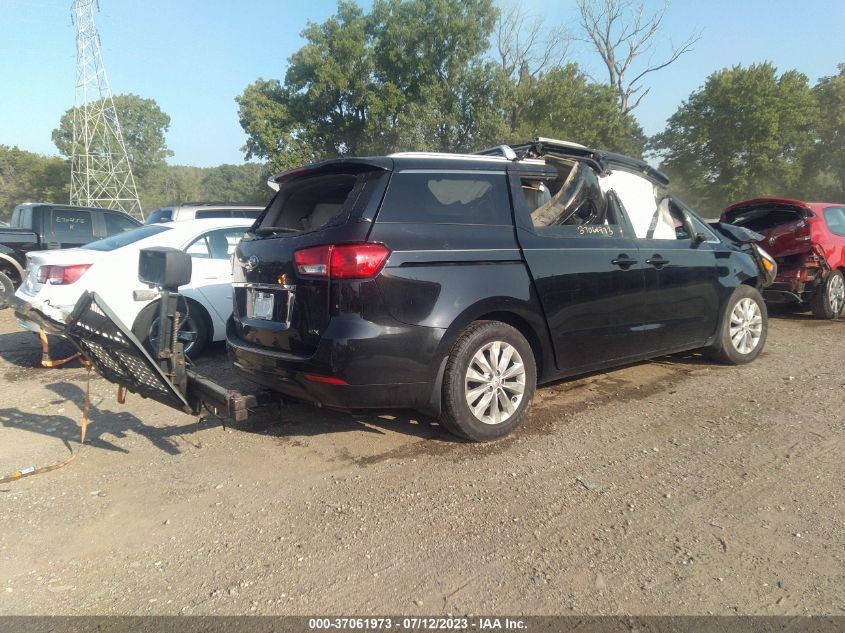 2016 KIA SEDONA EX - KNDMC5C16G6143827