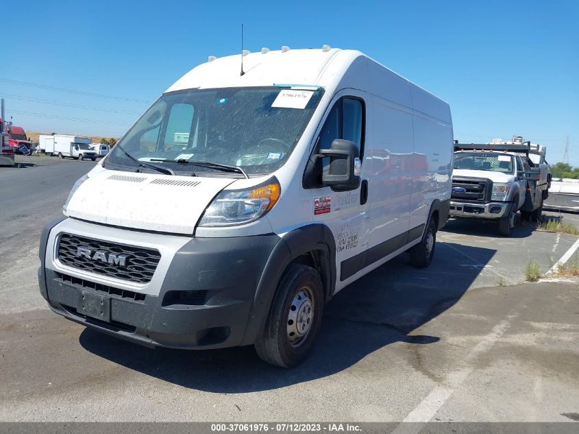2019 RAM PROMASTER 3500 CARGO VAN HIGH ROOF 159" WB EXT 3C6URVJG5KE551221