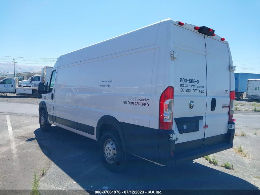 2019 RAM PROMASTER 3500 CARGO VAN HIGH ROOF 159" WB EXT 3C6URVJG5KE551221