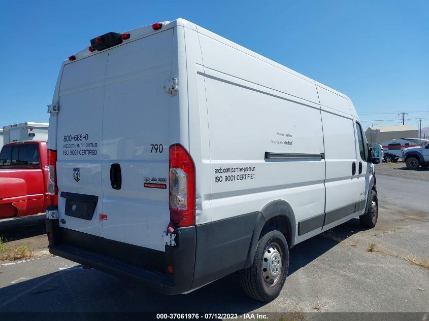 2019 RAM PROMASTER 3500 CARGO VAN HIGH ROOF 159" WB EXT 3C6URVJG5KE551221