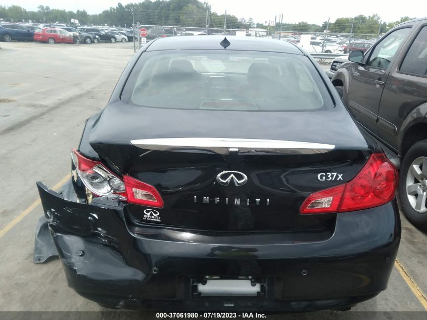 2013 INFINITI G37 SEDAN X JN1CV6AR0DM761837