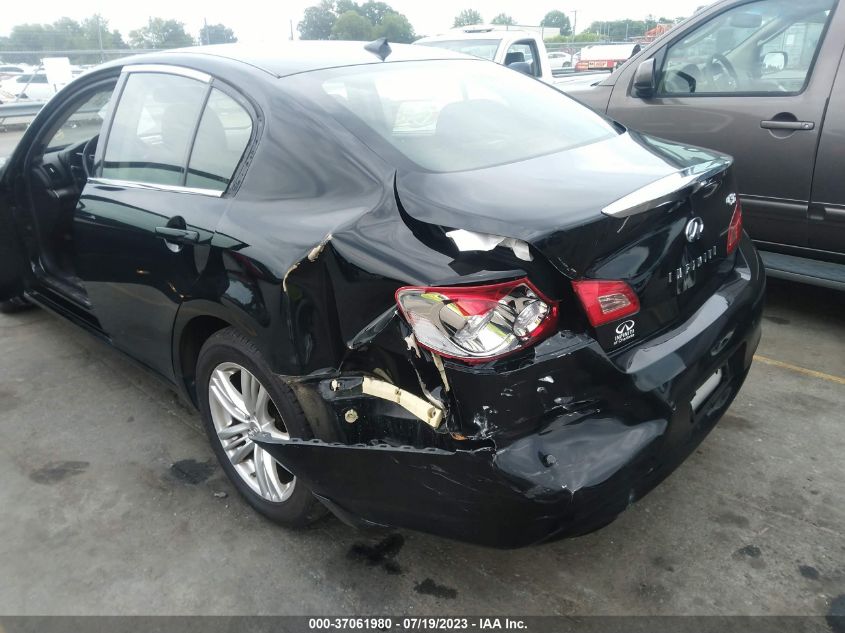 2013 INFINITI G37 SEDAN X JN1CV6AR0DM761837