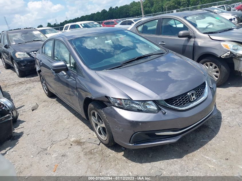 2015 HONDA CIVIC SEDAN SE - 19XFB2F71FE289491