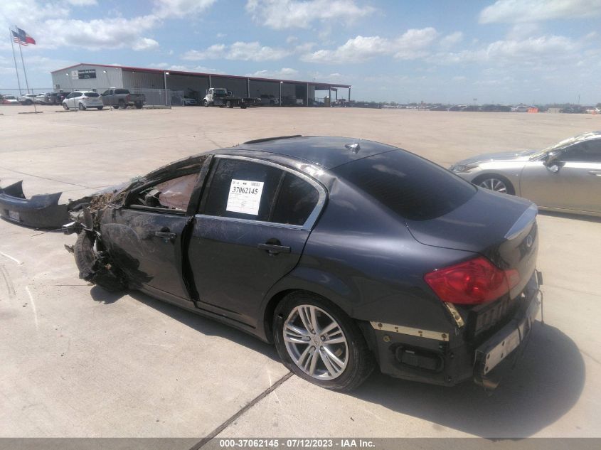 2013 INFINITI G37 SEDAN JOURNEY JN1CV6AP2DM303473