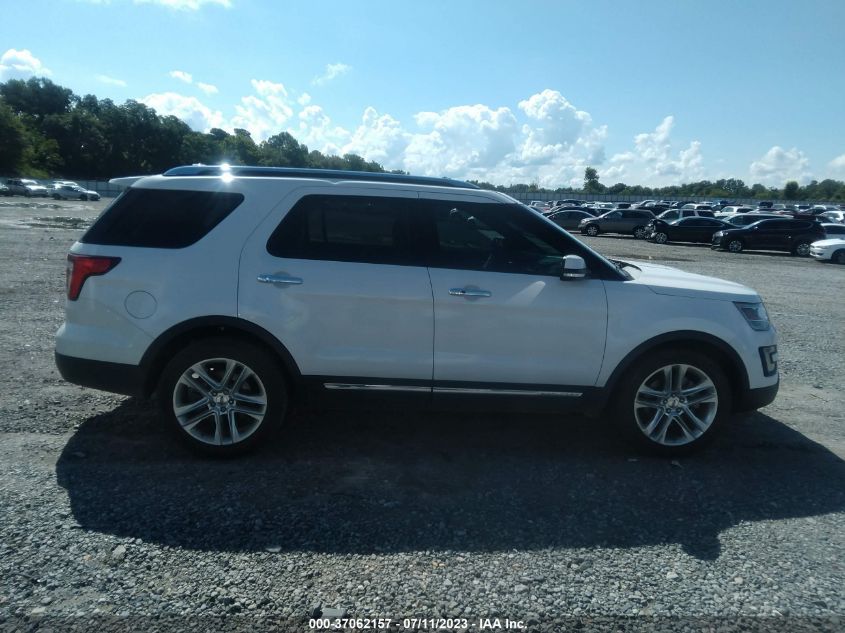 2017 FORD EXPLORER LIMITED - 1FM5K7FH1HGA91980