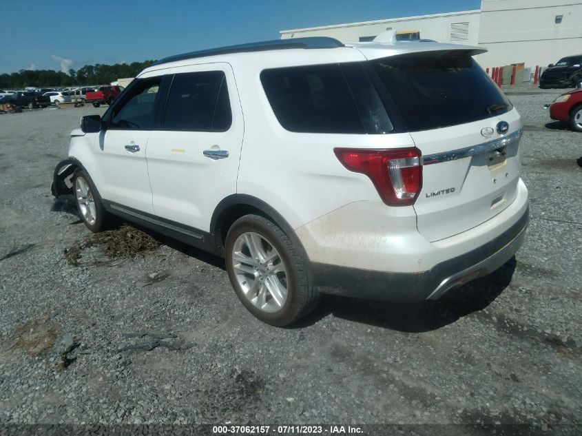 2017 FORD EXPLORER LIMITED - 1FM5K7FH1HGA91980