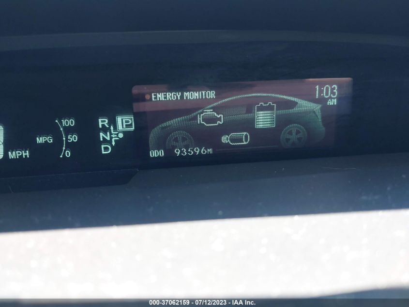 2013 TOYOTA PRIUS ONE/TWO/THREE/FOUR/FIVE - JTDKN3DU9D5691448