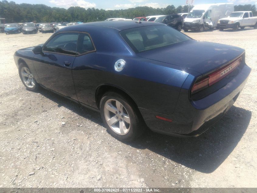 2013 DODGE CHALLENGER SXT PLUS - 2C3CDYAG2DH566386