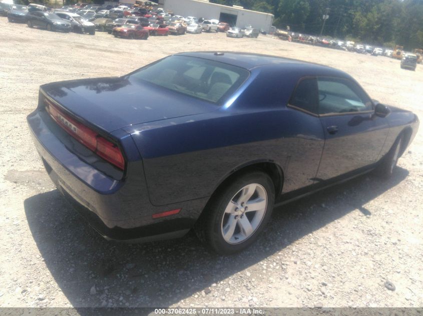 2013 DODGE CHALLENGER SXT PLUS - 2C3CDYAG2DH566386