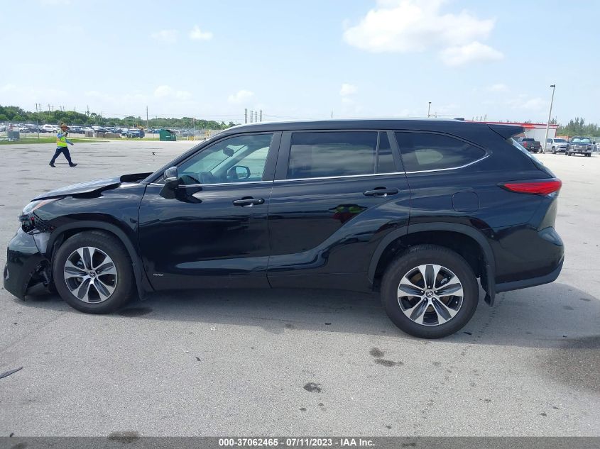 2023 TOYOTA HIGHLANDER HYBRID XLE/HYBRID XLE BRO - 5TDKBRCH9PS576184