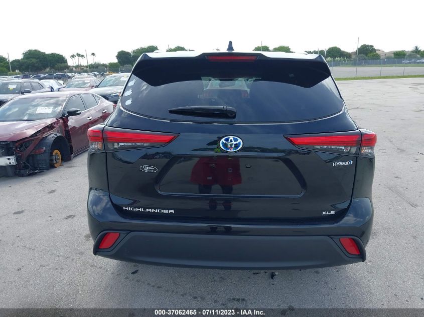 2023 TOYOTA HIGHLANDER HYBRID XLE/HYBRID XLE BRO - 5TDKBRCH9PS576184