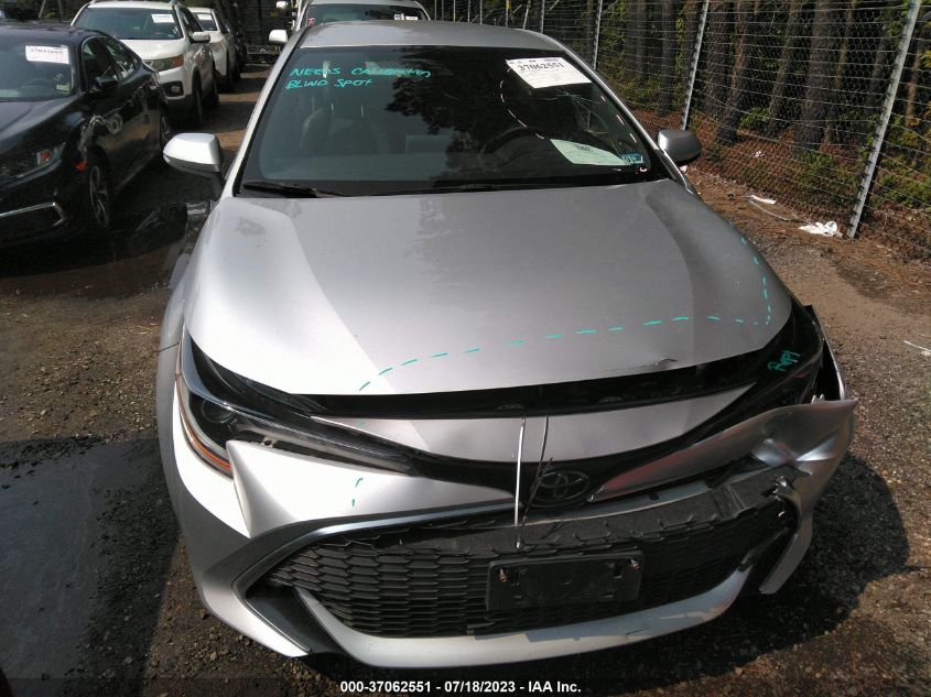 2019 TOYOTA COROLLA HATCHBACK SE/XSE JTNK4RBE0K3049643