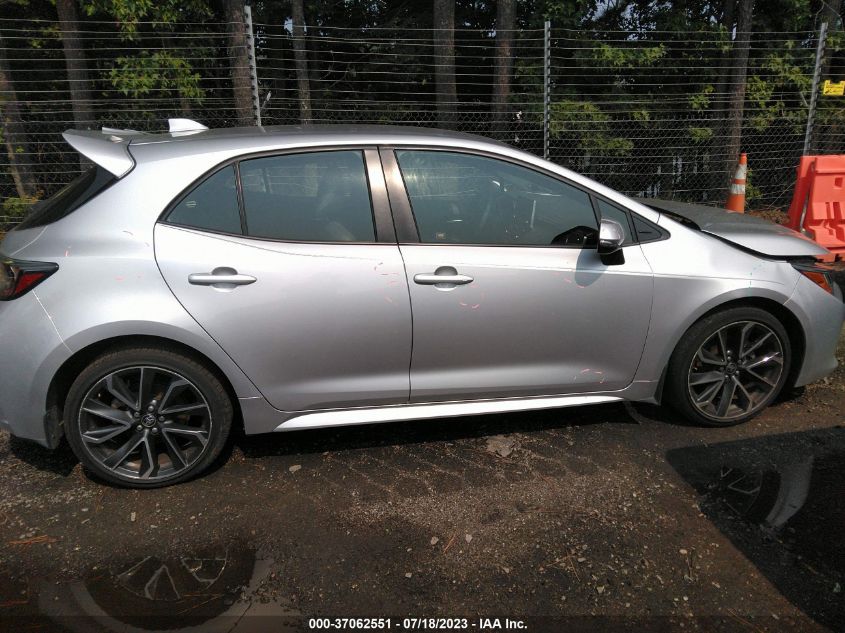 2019 TOYOTA COROLLA HATCHBACK SE/XSE JTNK4RBE0K3049643