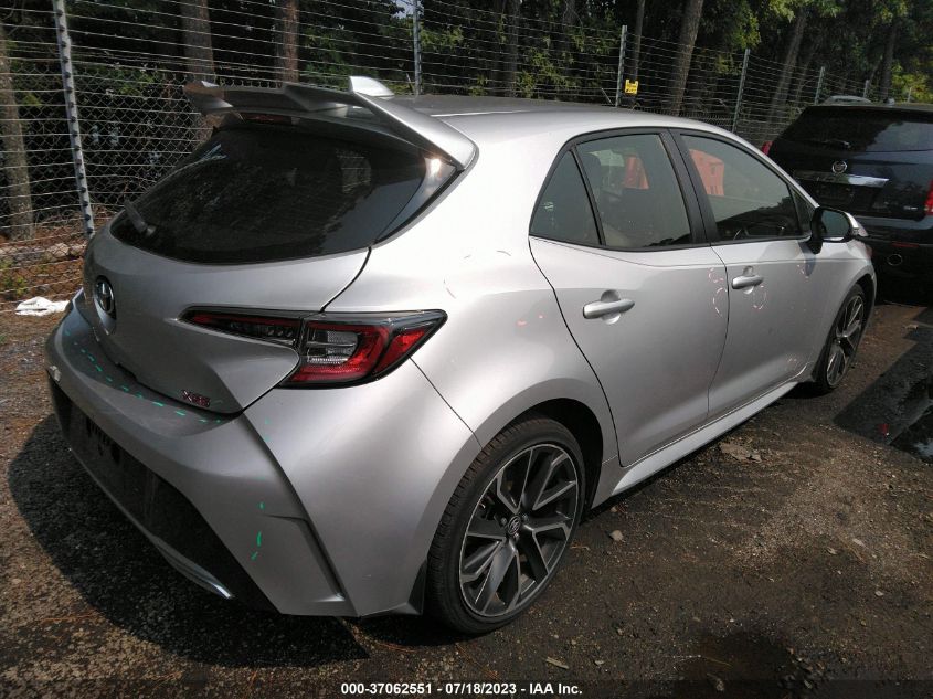 2019 TOYOTA COROLLA HATCHBACK SE/XSE JTNK4RBE0K3049643